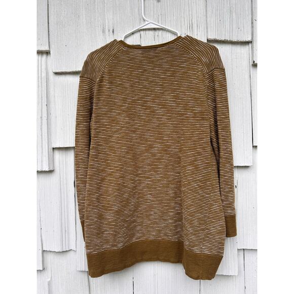 Madewell Summer Ryder Cardigan Sweater in Spiced Olive Stripe Size XXS - Picture 7 of 9